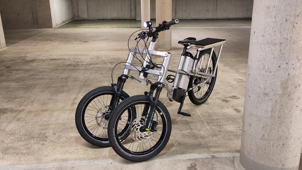 Dreirädriges Lastenbike