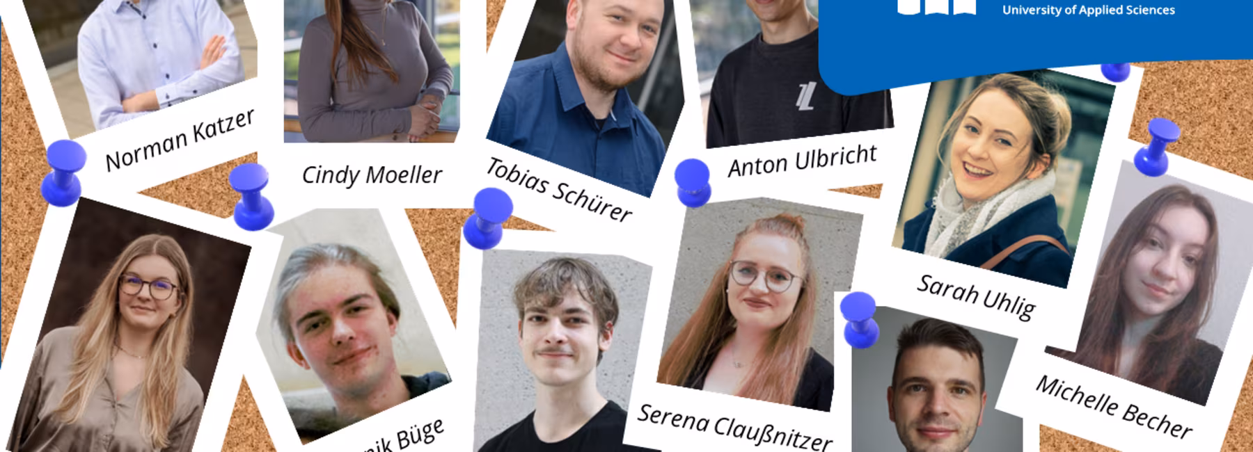 Fotocollage mit Portraitbildern von 11 Personen