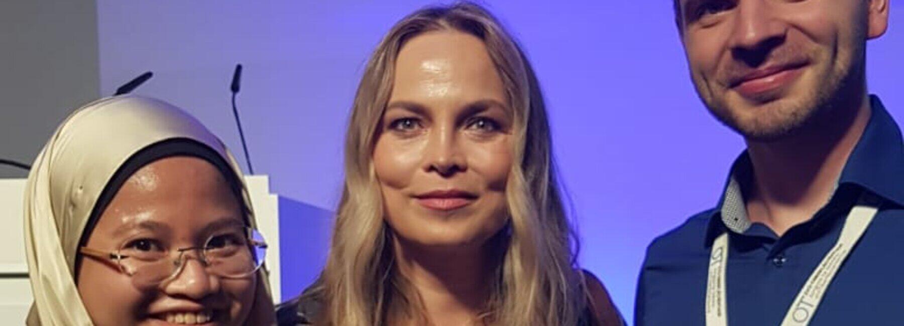 Portraitbild von drei Personen