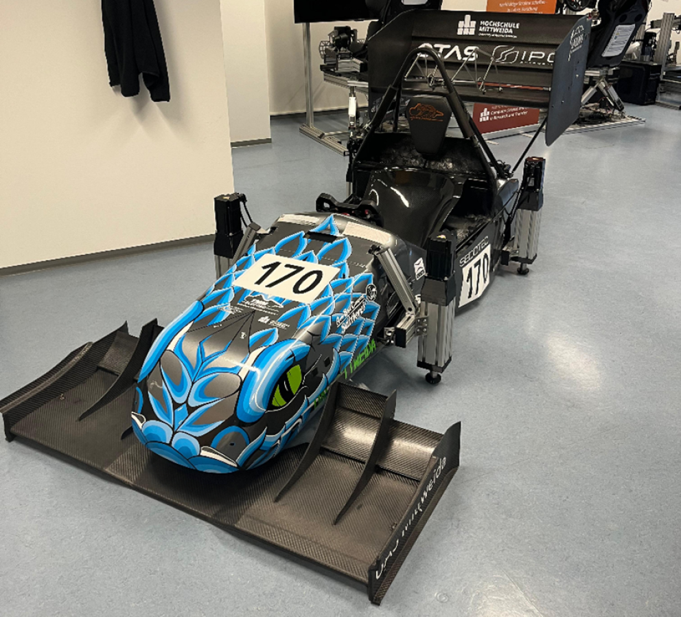 Rennwagen als Simulator